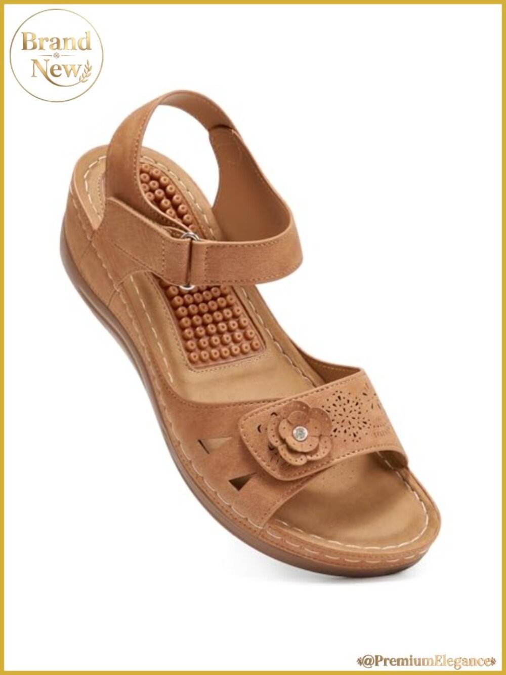 Womens Wedge Sandals Memory Foam Comfortable Summer Dressy Platform Sandals